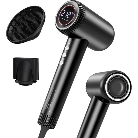180000 RPM High-Speed Professional Hair Dryer with Diffuser