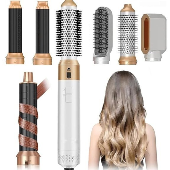 5-in-1 Negative Ion Hair Dryer Brush Set