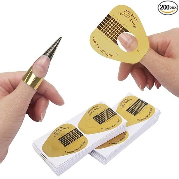 AHIER Self-Adhesive Nail Extension Forms (200 PCS)