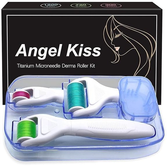 Angel Kiss 4-in-1 Titanium Microneedling Derma Roller Kit