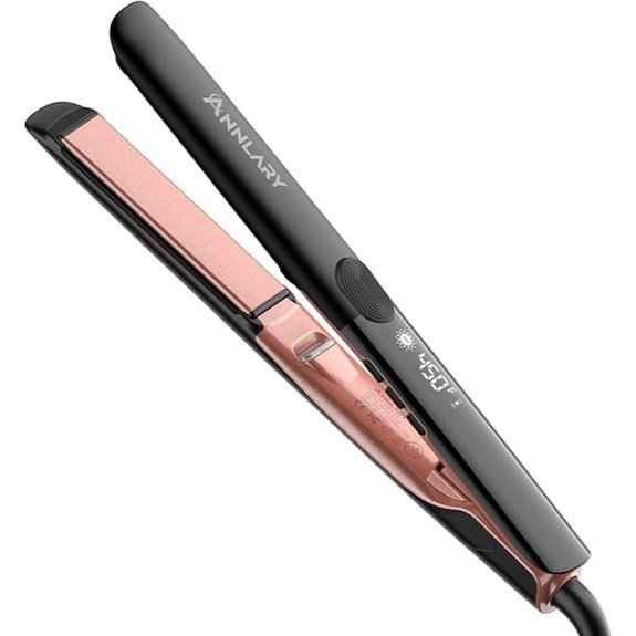 Annlary 2-in-1 Hair Straightener & Curler (1 Inch)