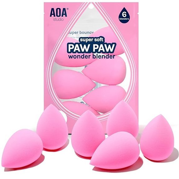 AOA Studio Makeup Sponge Set (6-Pack)