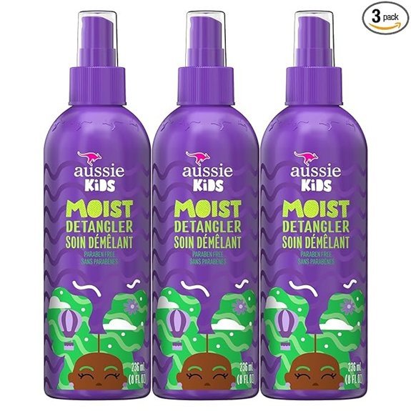 Aussie Kids Moist Detangler Spray (3-Pack 8 Fl Oz)