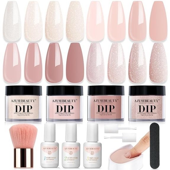 AZUREBEAUTY Dip Powder Nail Kit Starter Set