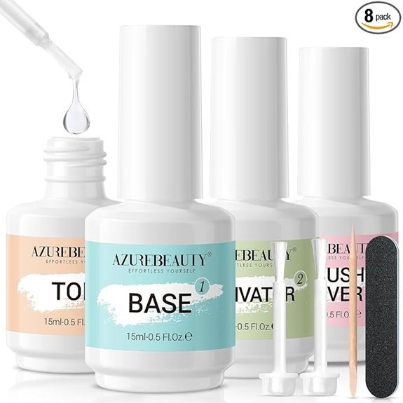 AzureBeauty Dip Powder Liquid Set (8 Pcs)