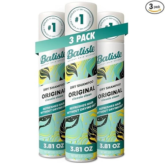 Batiste Dry Shampoo Waterless shampoo Original 3.81oz Pack of 3