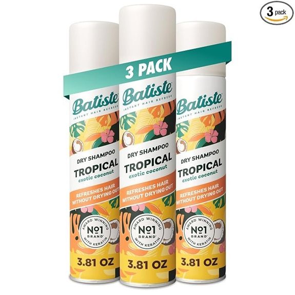 Batiste Tropical Dry Shampoo 3-Pack 3.81 oz