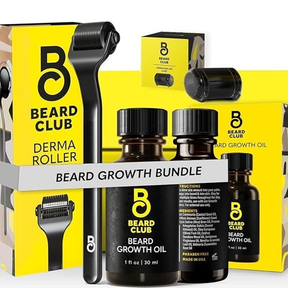 Beard Club Derma Roller & Beard Growth Oil Set