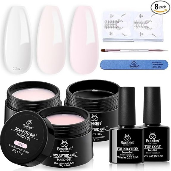 Beetles Builder Gel Nail Extension Kit (3 Colors)