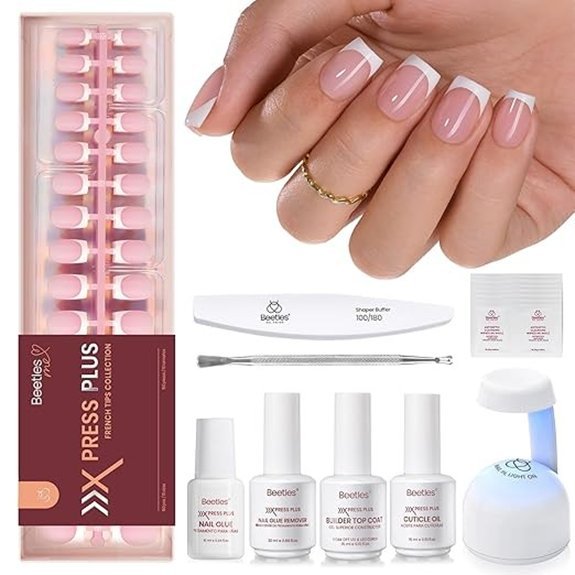 Beetles French Tip Press On Nail Kit (150-Piece)