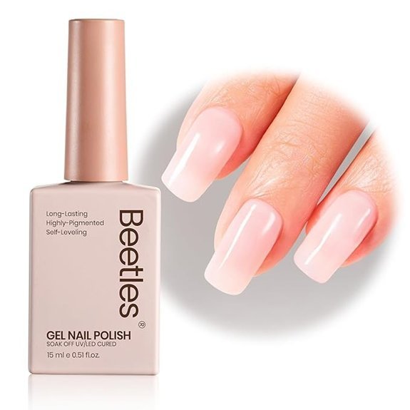 Beetles Jelly Nude Pink Gel Nail Polish Set
