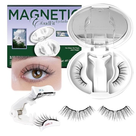 BEYELIAN Magnetic Eyelashes with Applicator Natural Look & Reusable