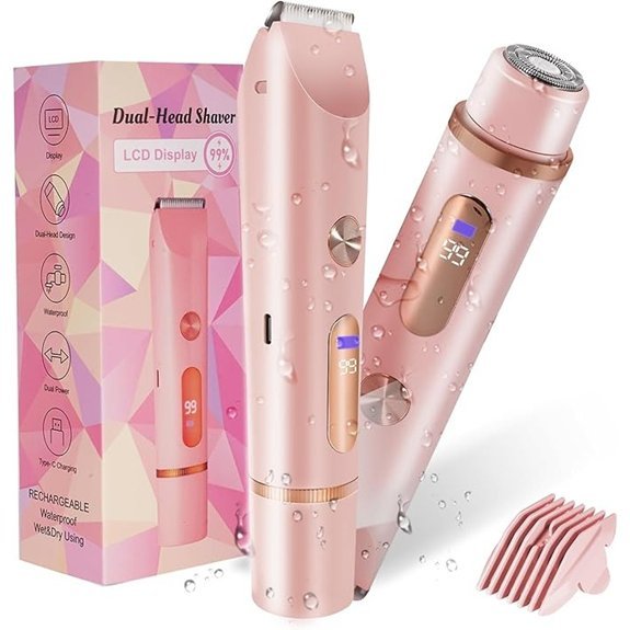 Bikini Trimmer & Epilator for Women Waterproof (2-in-1)