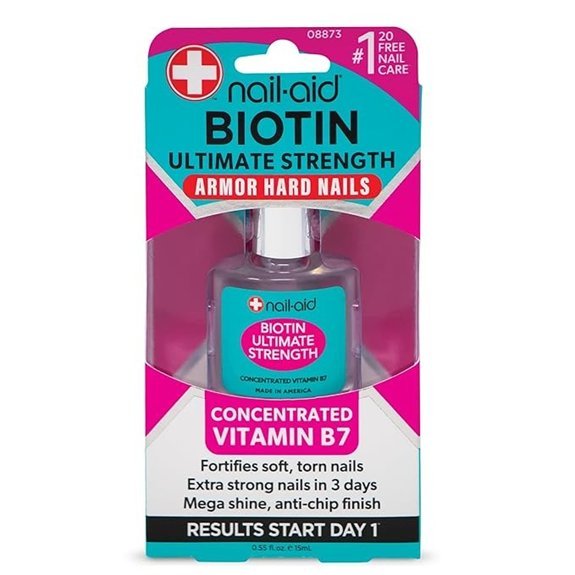 Nail-Aid Biotin Ultimate Strength Nail Strengthener (Vitamin B7)