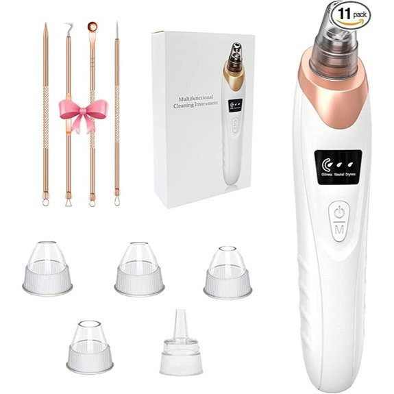 2026 Blackhead Remover Pore Vacuum Kit USB Rechargeable