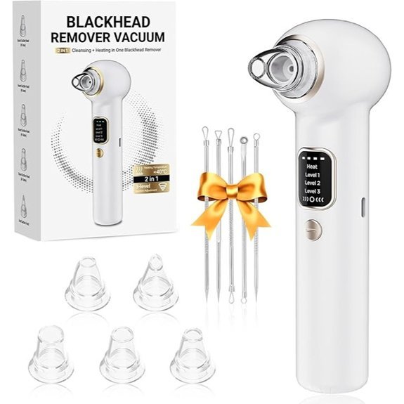 Blackhead Remover Pore Vacuum with Heating (White)
