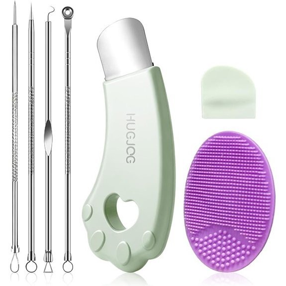 Blackhead Remover Tool Set with Pore Extractor & Cleansing Brush