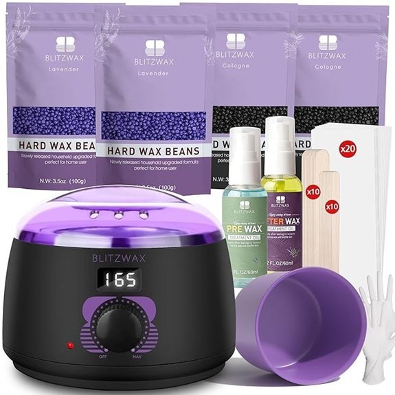 BLITZWAX Brazilian & Bikini Waxing Kit for Women