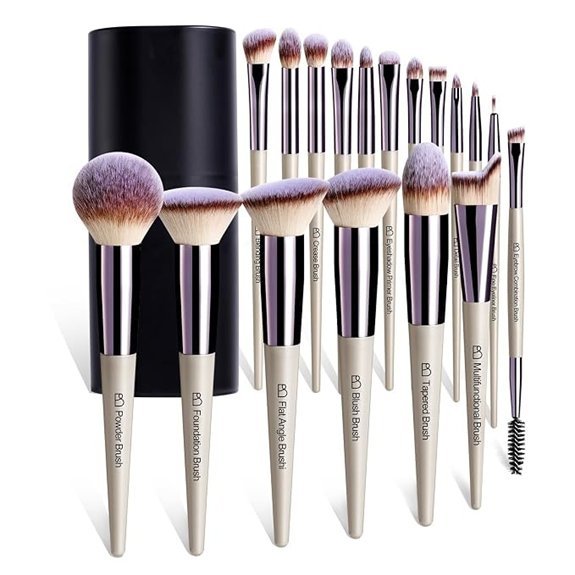 BS-MALL 18 Pcs Professional Makeup Brush Set