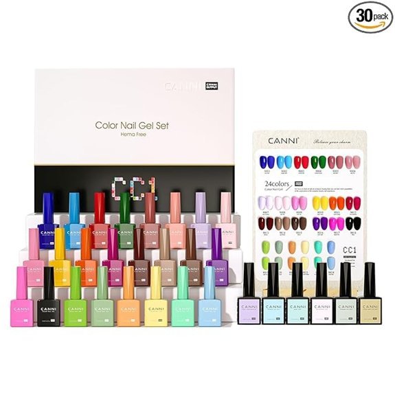 CANNI CC1 30Pcs 9ML Hema-free Gel Nail Polish Set