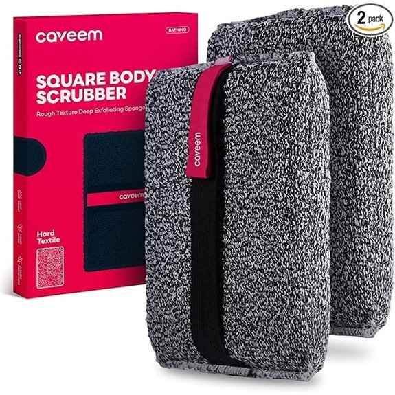 Caveem Exfoliating Body Scrubber Sponge (2-Pack)