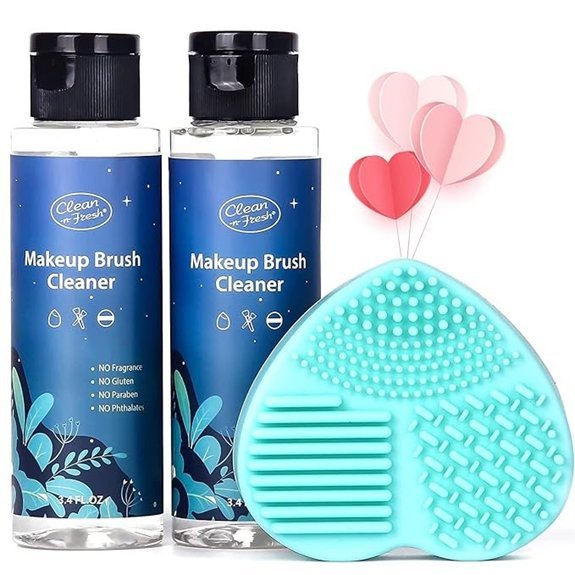 Clean-n-Fresh Makeup Brush Cleaner Set (2-Pack)