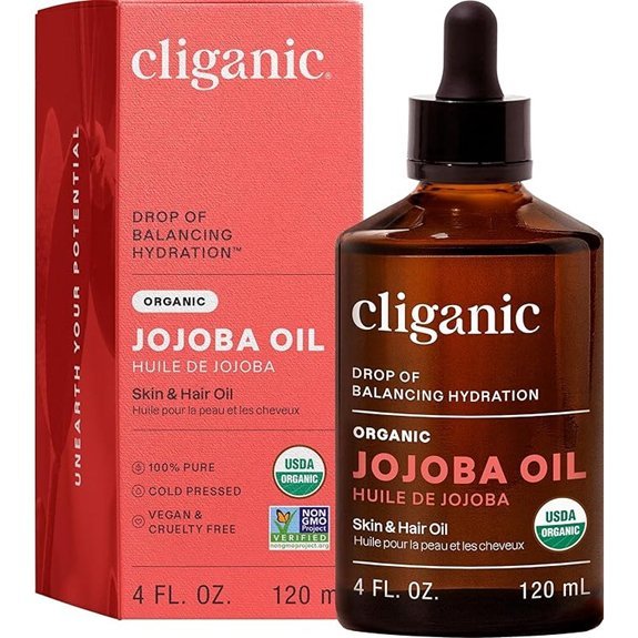 Cliganic Organic Jojoba Oil 100% Pure (4oz)