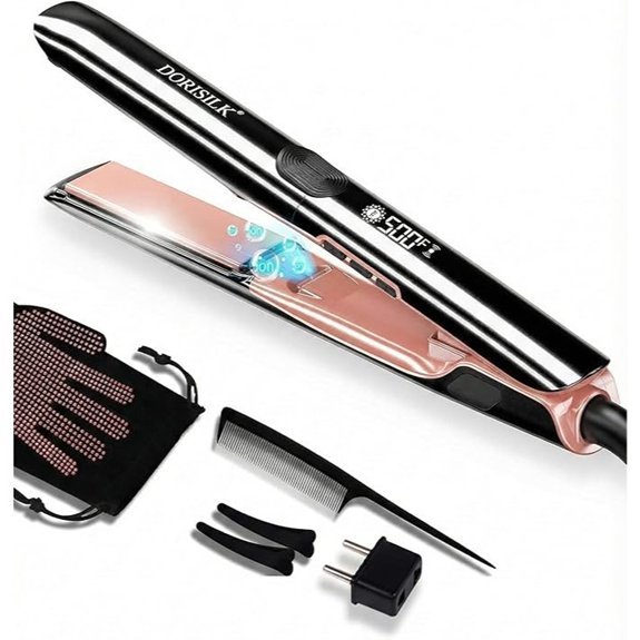 DORISILK 500°F Hair Straightener and Curler Dual Voltage