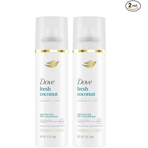 Dove Advanced Dry Shampoo Coconut 2-Pack (5 oz)