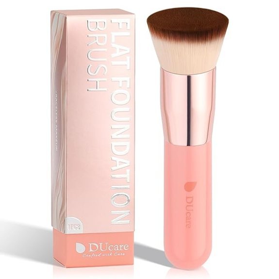 DUcare Flat Top Kabuki Foundation Brush for Liquid Makeup