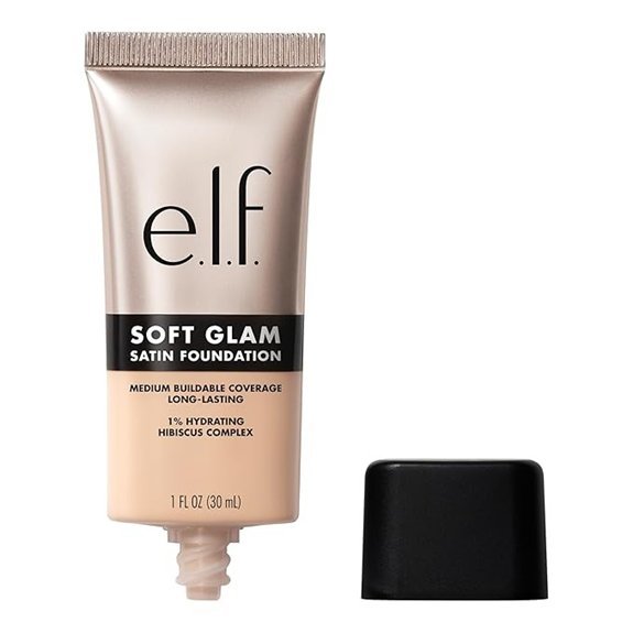 e.l.f. Soft Glam Foundation Medium Coverage Satin Finish