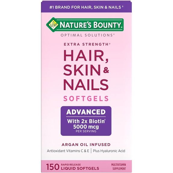Nature's Bounty Hair Skin & Nails Supplement (150 Softgels)