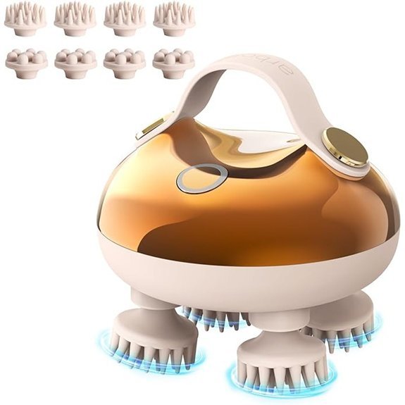 arboleaf Electric Scalp Massager with 128 Nodes (Waterproof)