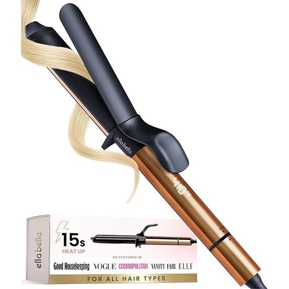 ELLA BELLA 1 Inch Ceramic Curling Iron