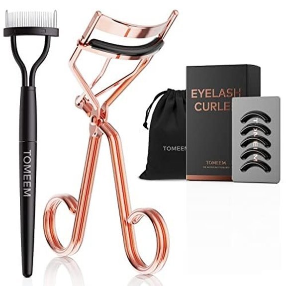 Eyelash Curler with Comb Rose Gold