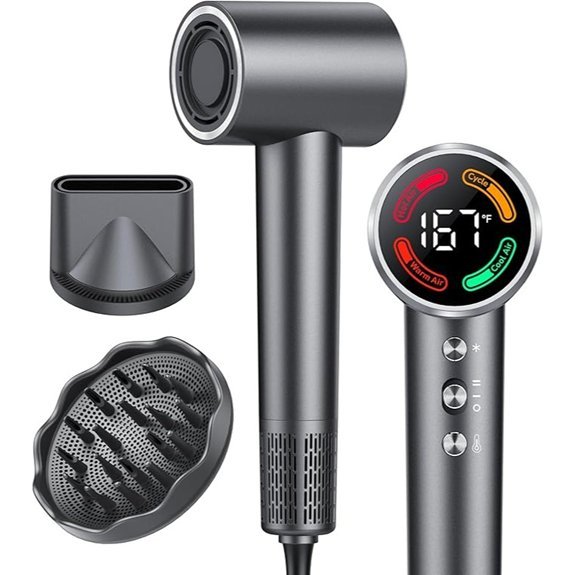 FAMOO High-Speed Ionic Hair Dryer with Diffuser