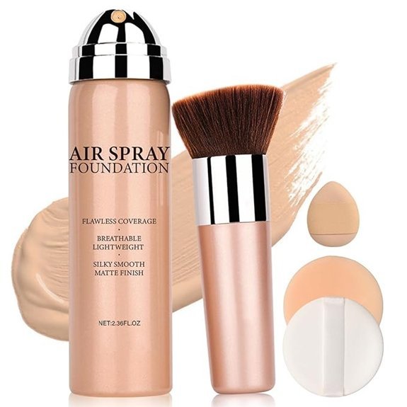Flawless Airbrush Makeup Foundation for Mature Skin (02 Beige)