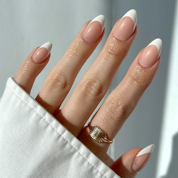 Glamnetic Press On Nails - MaDamn French Tip (24-Pack)