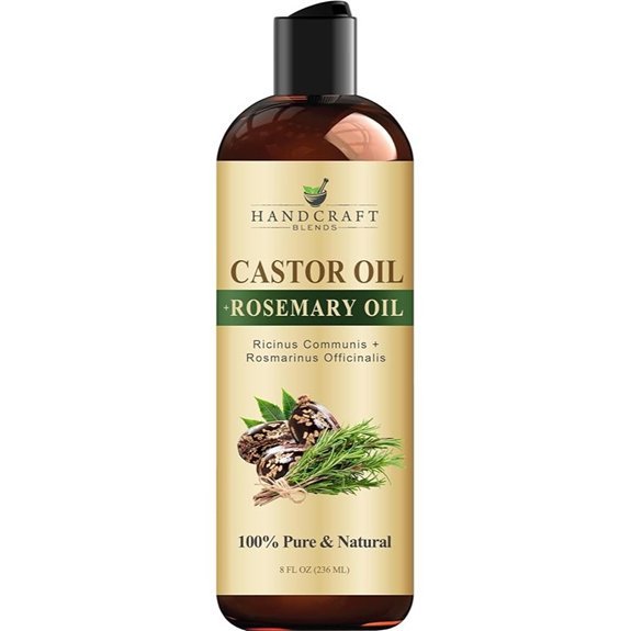 Handcraft Blends Castor and Rosemary Oil 8oz