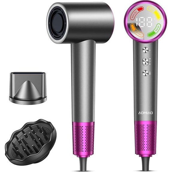 High-Speed Ionic Hair Dryer with Diffuser