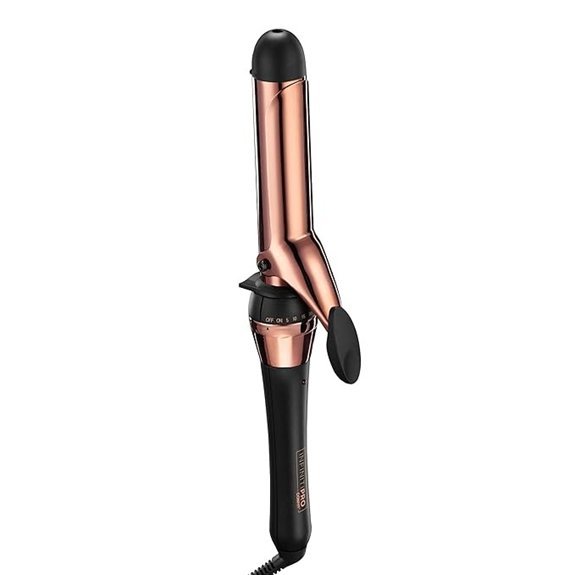 INFINITIPRO BY CONAIR Rose Gold Titanium Curling Iron (1 1/4-Inch)