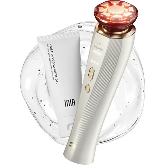 INIA 3-in-1 Red Light Therapy for Face and Neck (White)