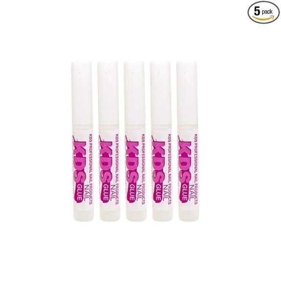 KDS Nail Tip Glue for Acrylic Nails (5-Pack)
