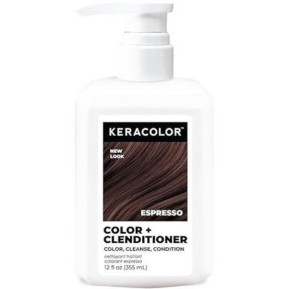 Keracolor Color + Clenditioner 3-in-1 Color-Depositing Conditioner (12 Fl Oz)