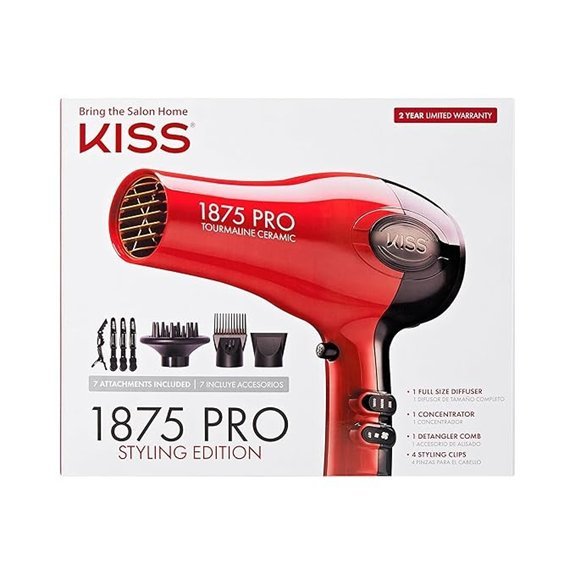 Kiss 1875W Pro Tourmaline Ceramic Hair Dryer