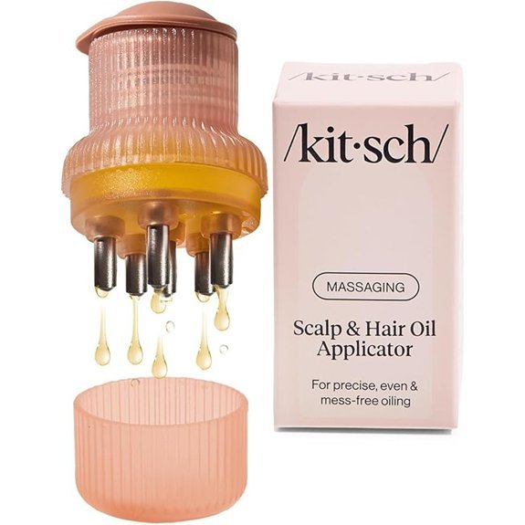 Kitsch Scalp & Hair Oil Applicator with Stainless Steel Bristles