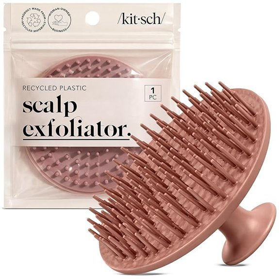 Kitsch Scalp Massager Shampoo Brush - Terracotta