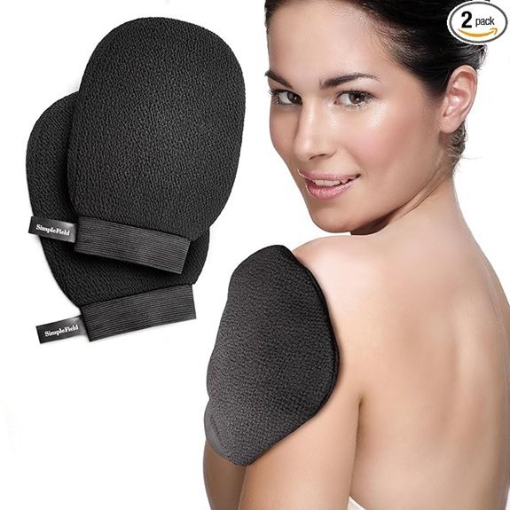 SimpleField Korean Exfoliating Mitt (2-Pack)