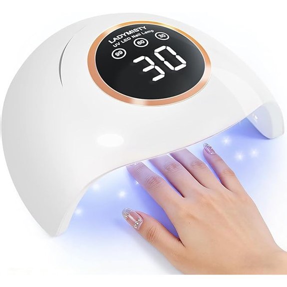 LadyMisty 72W UV LED Nail Lamp for Gel Nails