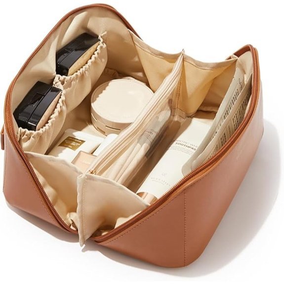 EACHY Large Capacity Waterproof Travel Makeup Bag